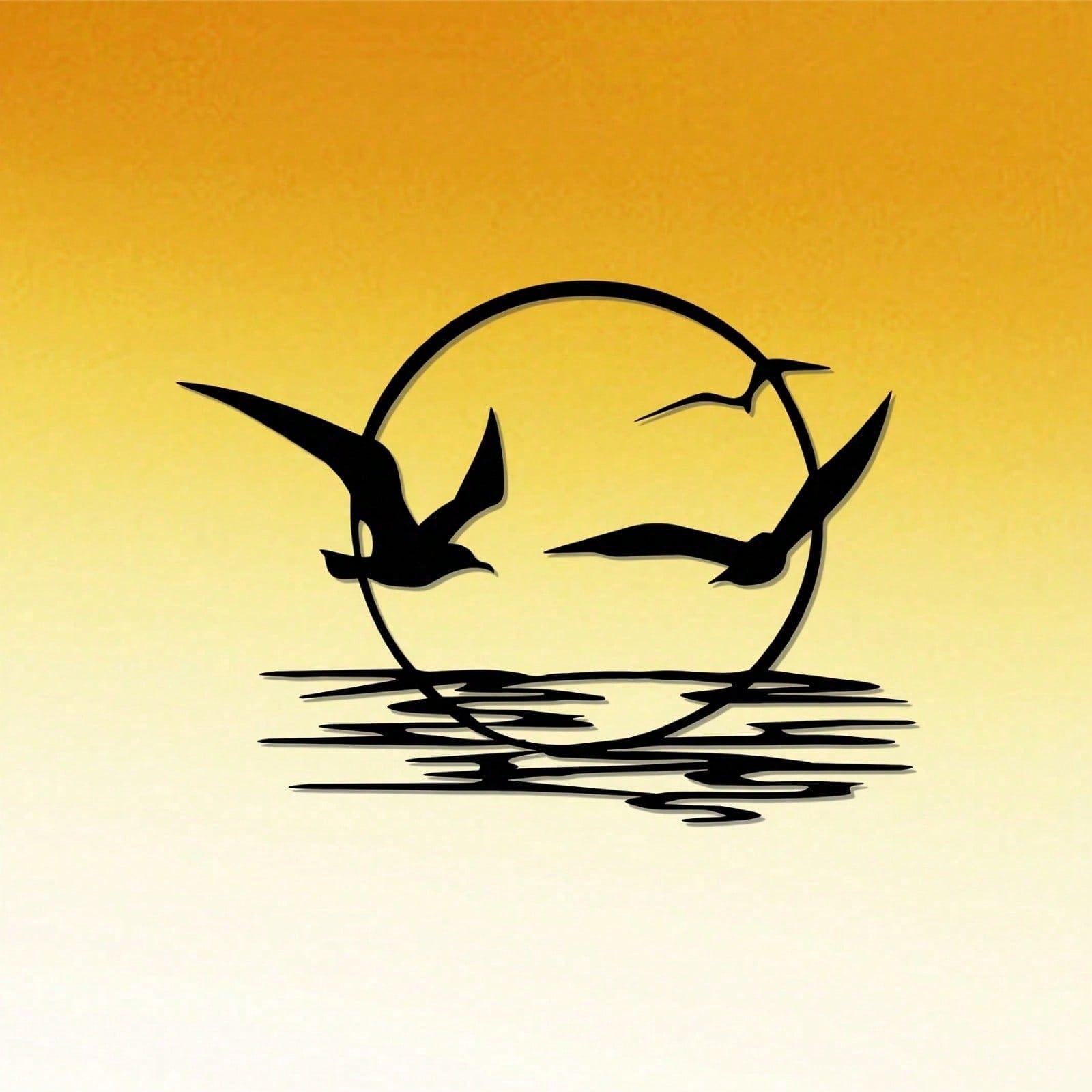 Interior Design Minimalist - CIFBUY Iron Wall Art Coastal Seagull