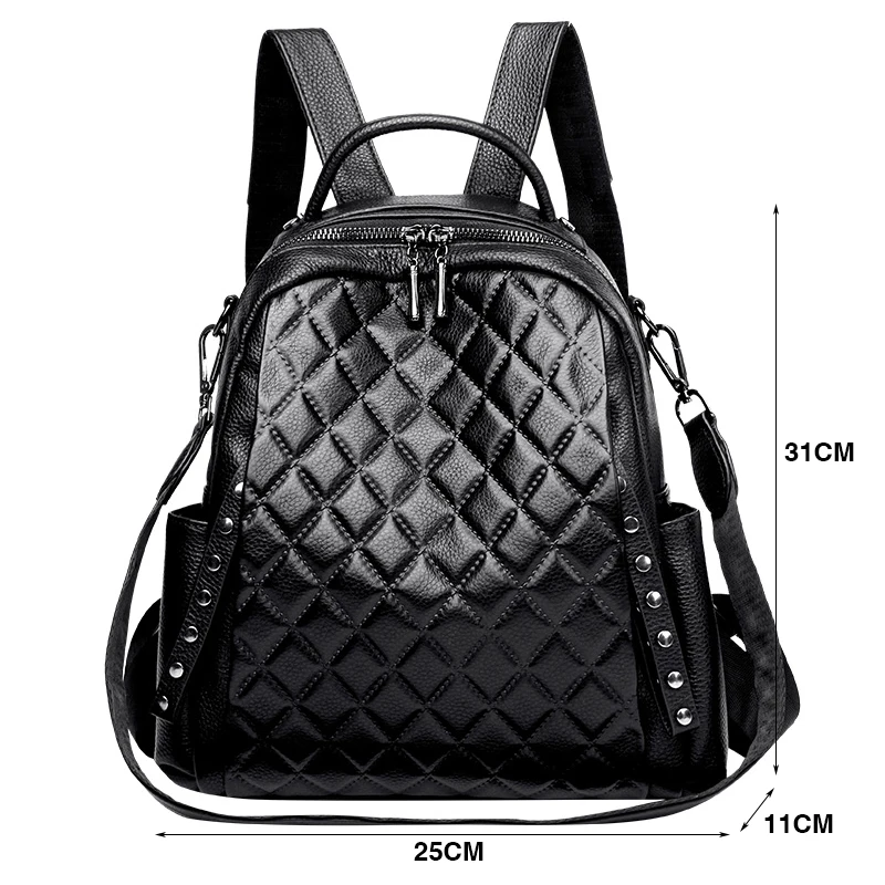 Genuine Leather Rucksack Women - Interior Design Women 评论和价格