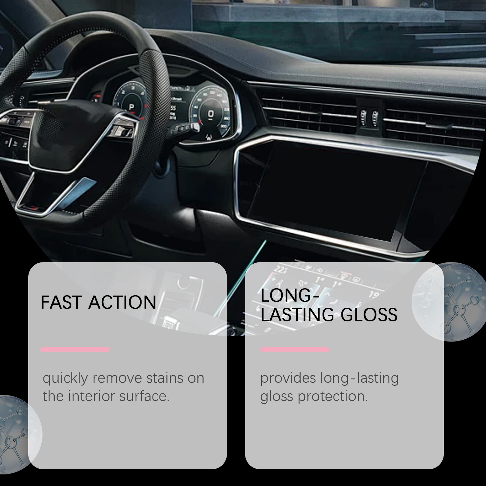 100ml Auto Interior Polish Car - Interior Design Tools 评论和价格