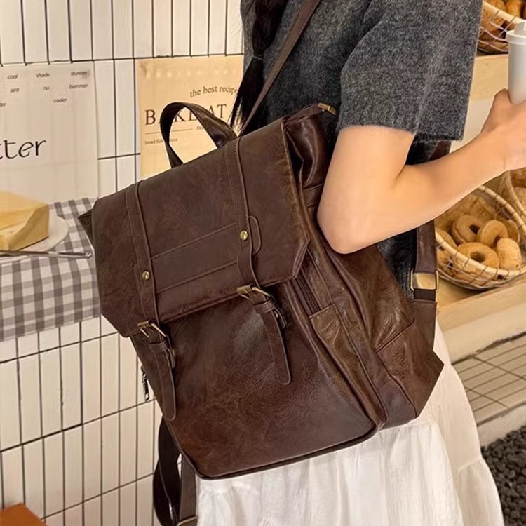 Women Casual Backpack PU Leath - Interior Design Women 评论和价格
