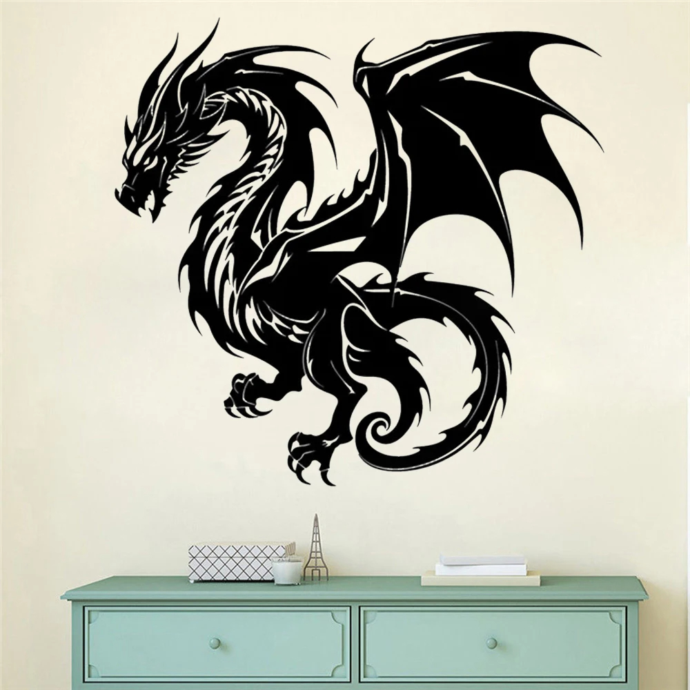 Dragon Wall Decor Wild Dragon  - Interior Design Layout 评论和价格