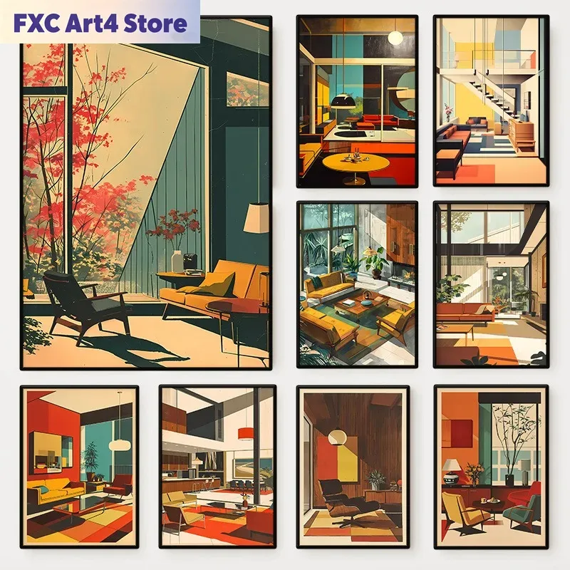 Frameless Vintage Interior Arc - Interior Design Layout 评论和价格