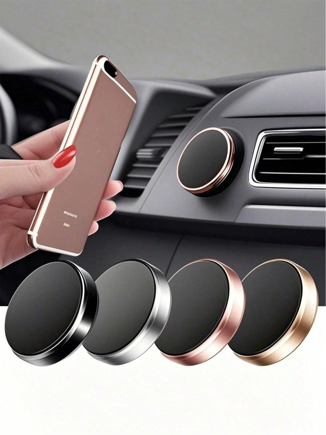 1/2 Round Magnetic Car Phone H - Interior Design Visualizer 评论和价格