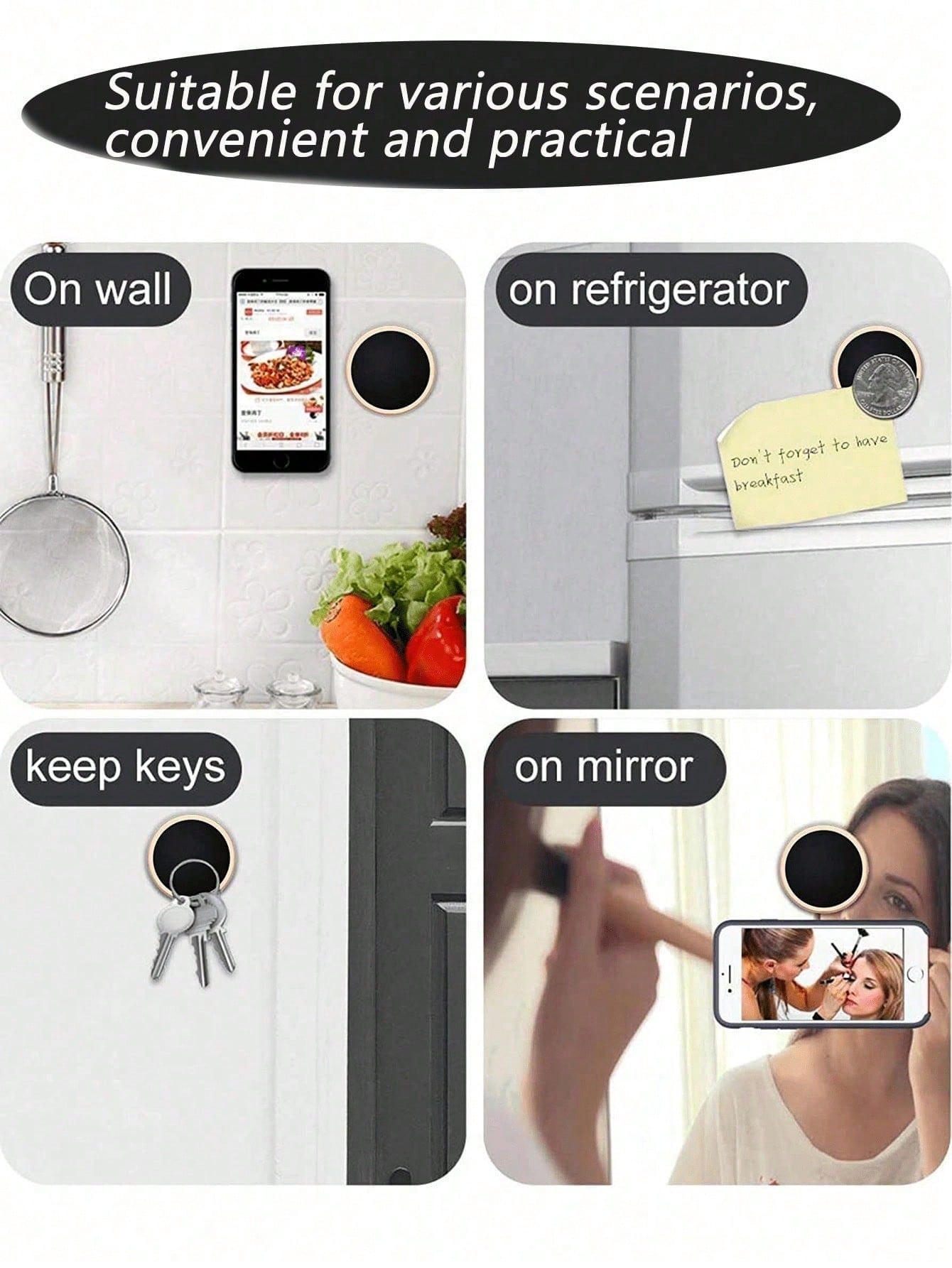 1/2 Round Magnetic Car Phone H - Interior Design Visualizer 评论和价格