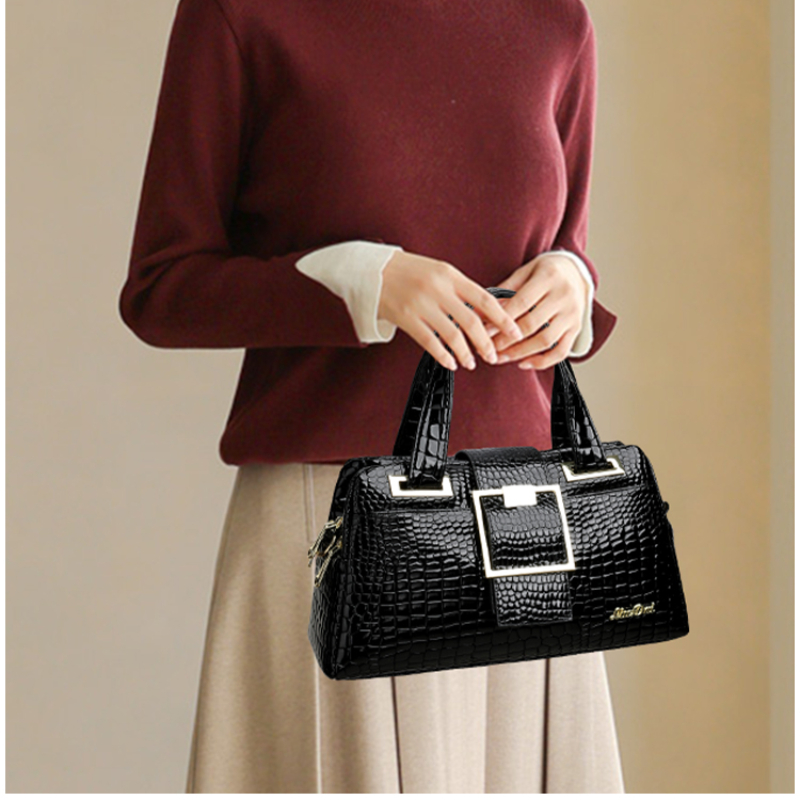 Luxury Crocodile Patterned Han - Interior Design Women 评论和价格