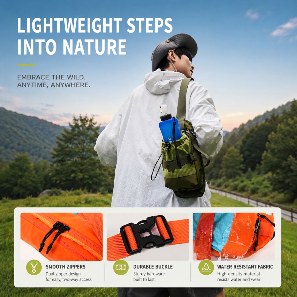 Korean Outdoor Crossbody Bag M - Interior Design Minimalist 评论和价格