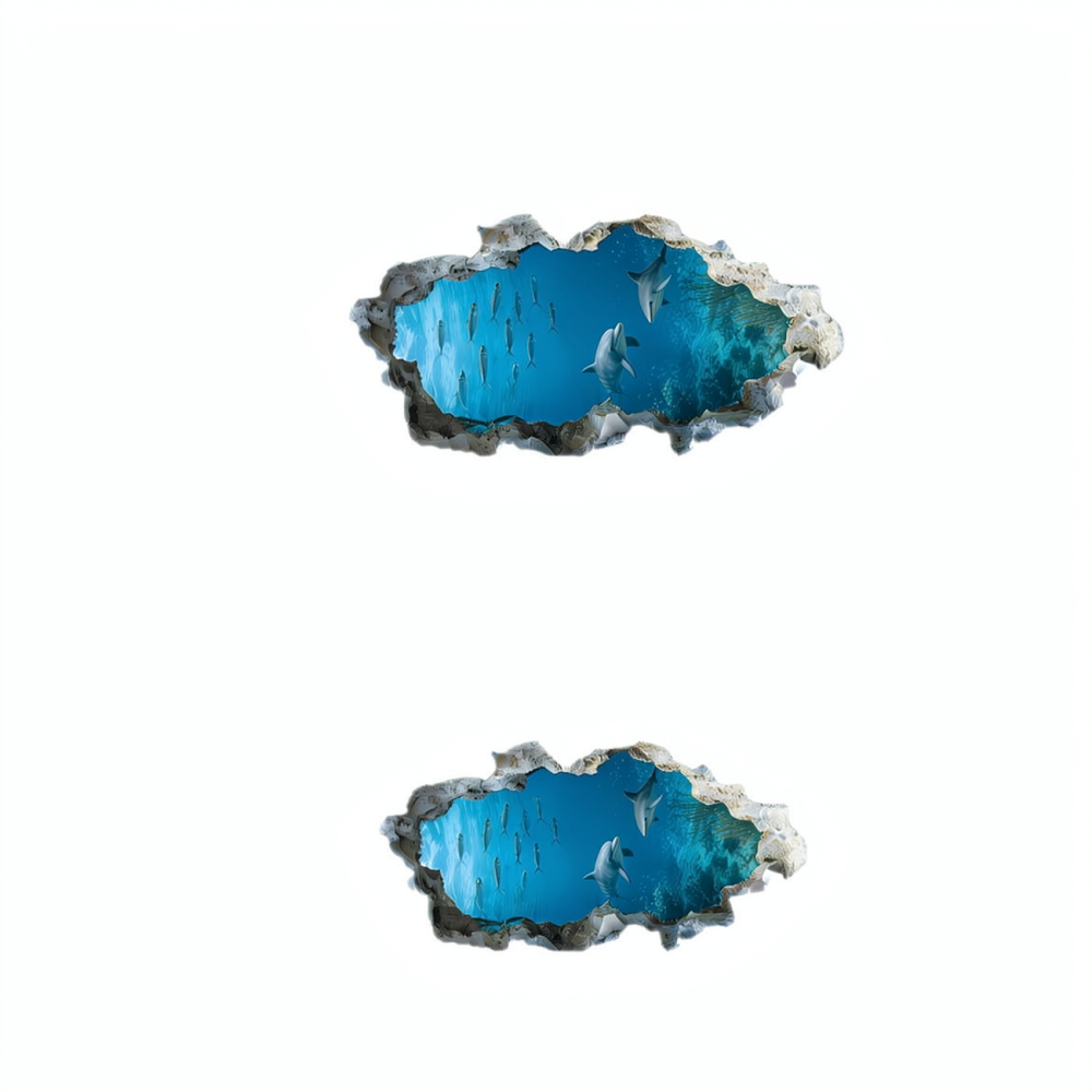 Underwater World Wall Stickers - Interior Design Visualizer 评论和价格