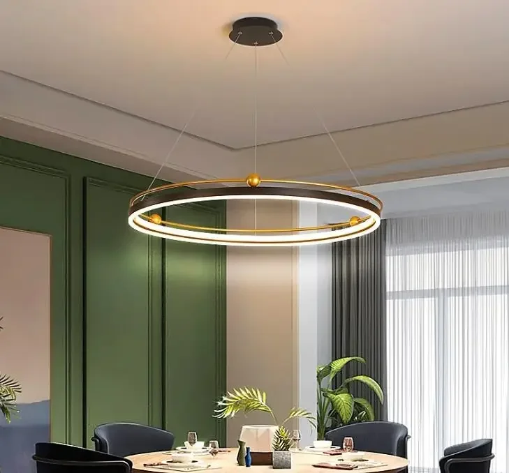 Modern led chandelier circle l - Interior Design Online Free 评论和价格